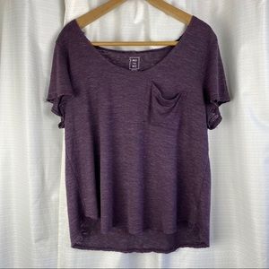Me To We Purple Medium pocket t shirt Everyday Essential Casual